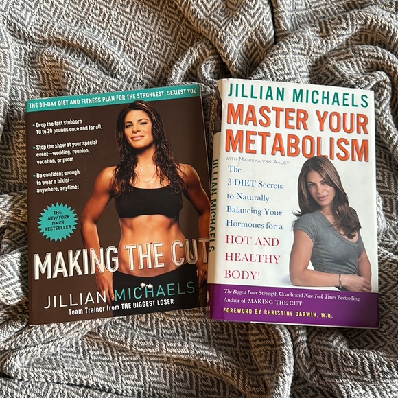 2 Book Bundle Jillian Michaels Master Your Metabolism and Making The Cut Health - Picture 2 of 15